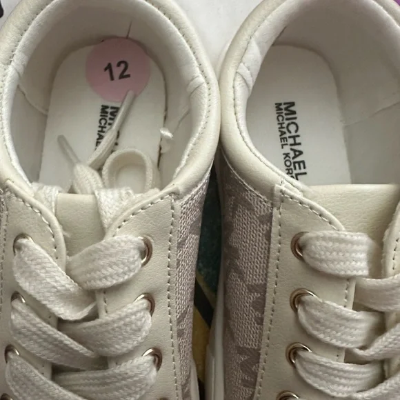 Michael Kors Kids' Cream Sneakers - Picture 4 of 8